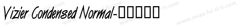 Vizier Condensed Normal字体转换
